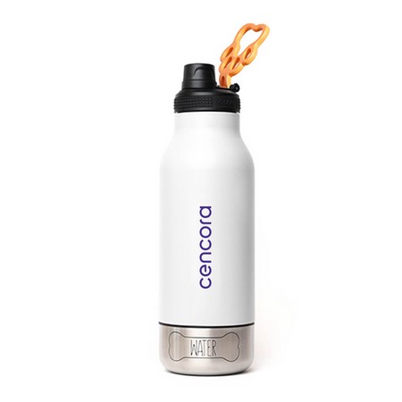 Dog walking water bottle